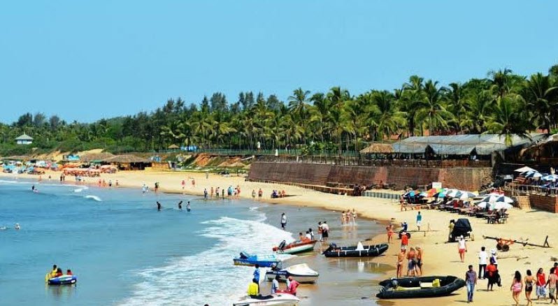Morjim Beach Road, Goa, India